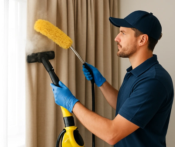 Trusted blind cleaning technician Matty Curtain Cleaning kuluin QLD